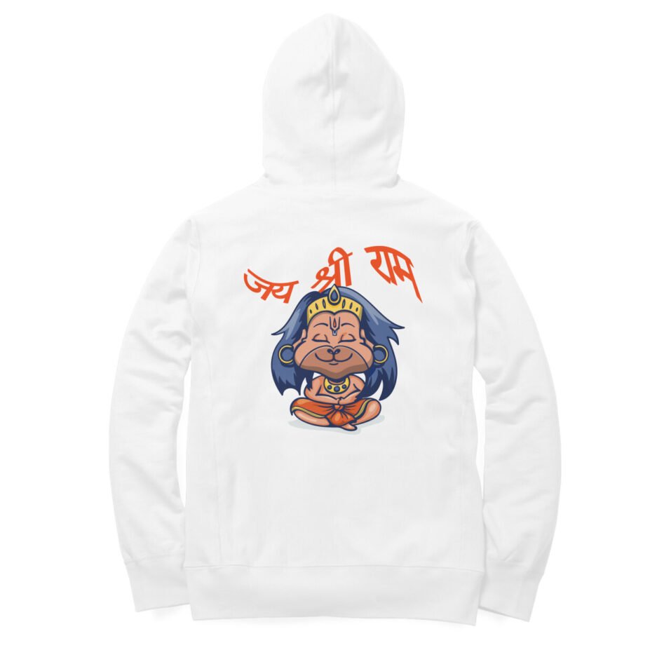 Lord Hanuman Printed Hoodies | 100% combed cotton