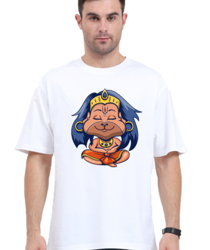 Men’s Lord Hanuman Graphic Oversized TShirts