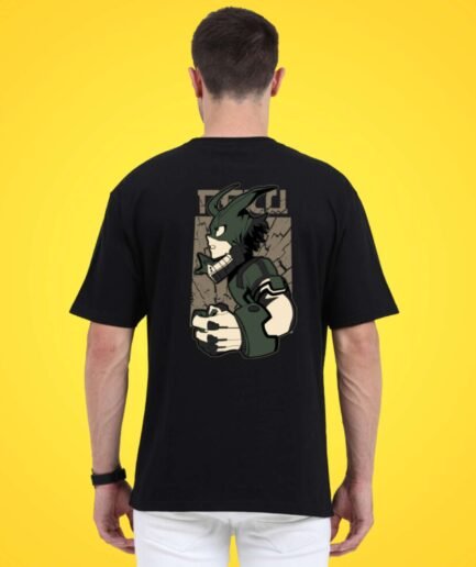 Men’s Anime Boxing Graphic Oversized TShirts