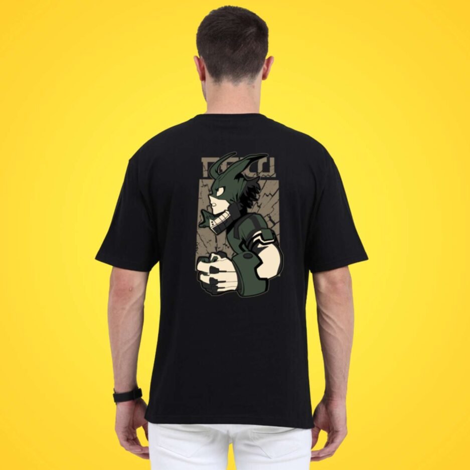 Men’s Anime Boxing Graphic Oversized TShirts