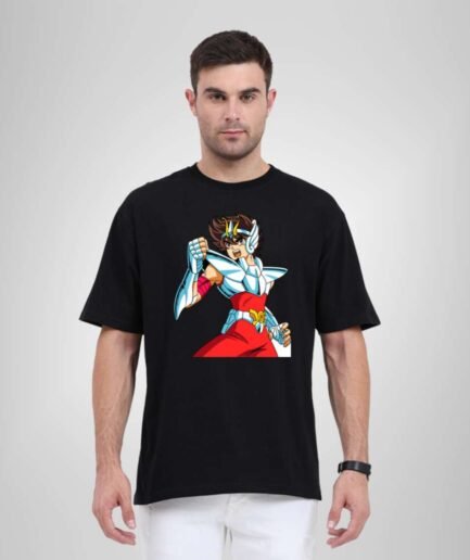 Men’s Anime Manga Space Graphic Oversized Tshirts