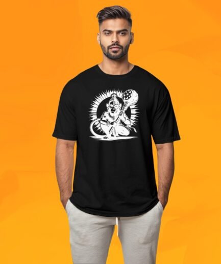 Men's Hanuman Inspired Oversized Tshirts